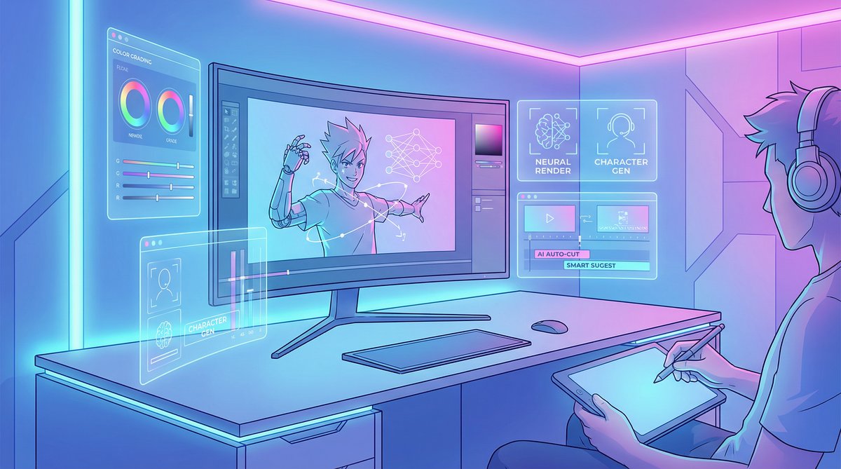 蜜芽vlog AI动漫剪辑